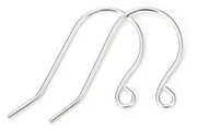 Resin Art NZ Earring Hooks S925 Sterling Silver Earring Hook- One pair S925 Sterling Silver Earring Hook- One pair | NZ