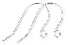 Resin Art NZ Earring Hooks S925 Sterling Silver Earring Hook- One pair S925 Sterling Silver Earring Hook- One pair | NZ