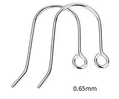 Resin Art NZ Earring Hooks S925 Sterling Silver Earring Hook- One pair S925 Sterling Silver Earring Hook- One pair | NZ