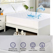 sue-e furniture Mattress Protectors Lux Shield Cotton Waterproof Mattress Protector Single size Lux Shield Cotton Waterproof Mattress Protector Single size