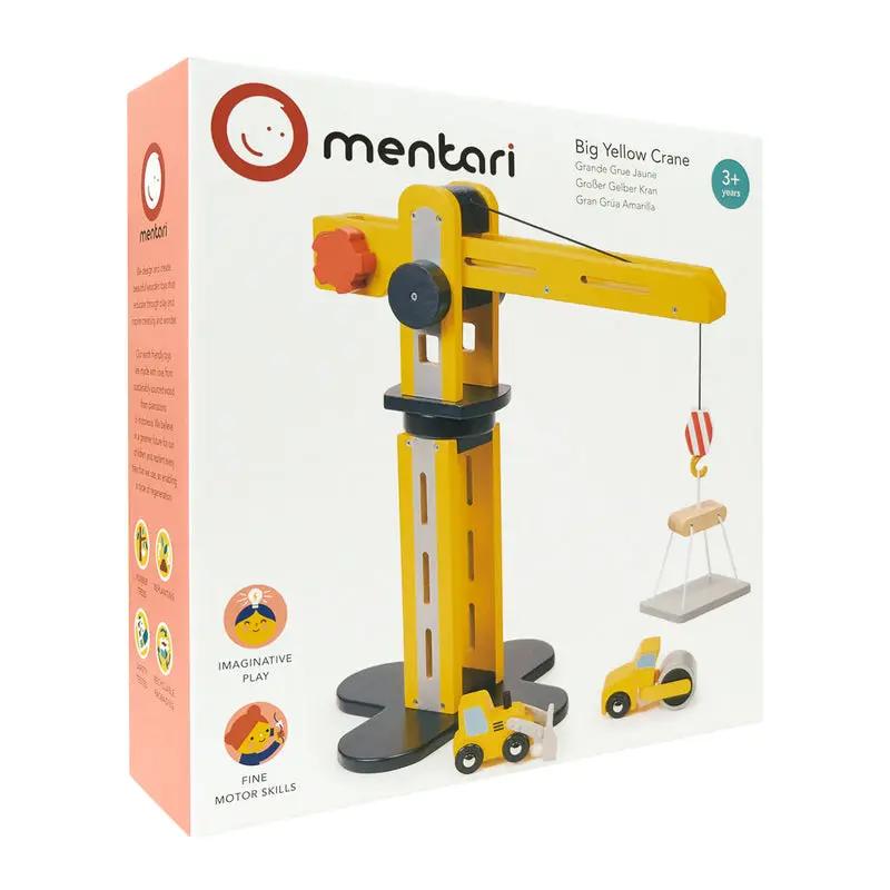 Curious Moonbeam Vehicle Play Big Yellow Crane – Mentari | Construction Toy NZ Big Yellow Crane – Mentari | Construction Toy NZ