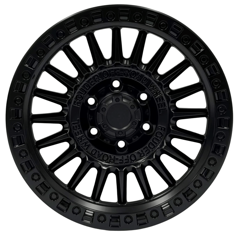 MW Overwatch Matte Black Off Road Wheel For 4x4 Ute – view 2