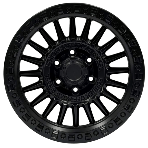 MW Overwatch Matte Black Off Road Wheel For 4x4 Ute – view 2