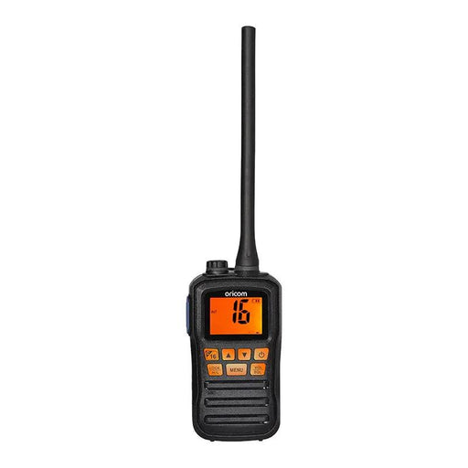Oricom VHF Marine Radio VHF 3W Marine Portable IPX7 BLACK VHF 3W Marine Portable IPX7 BLACK