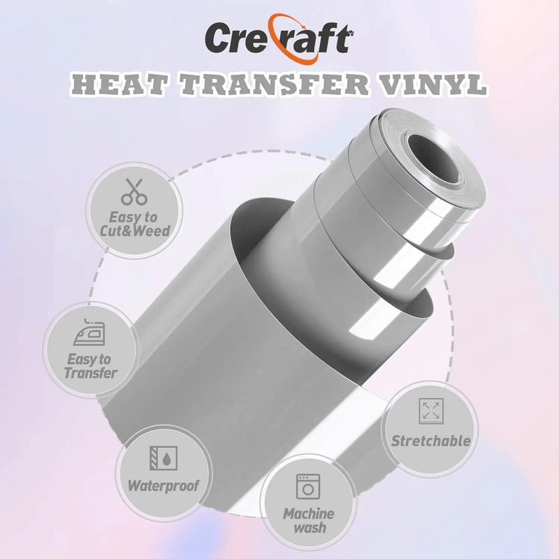 3M Heat Transfer Vinyl Roll Paper - Silver Grey – view 2