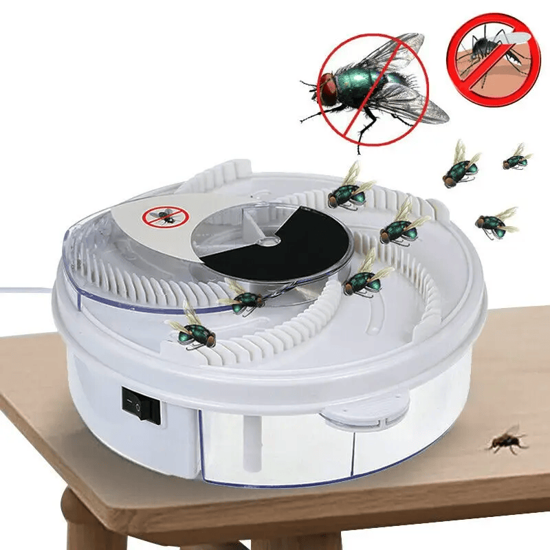 USB Fly Trap Indoor Insect Killer With Rotating Plate And Collection Box – view 2