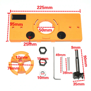 Concealed 35mm Cup Style Hinge Jig Boring Hole Drill Guide with Drill Bit Wood – view 3