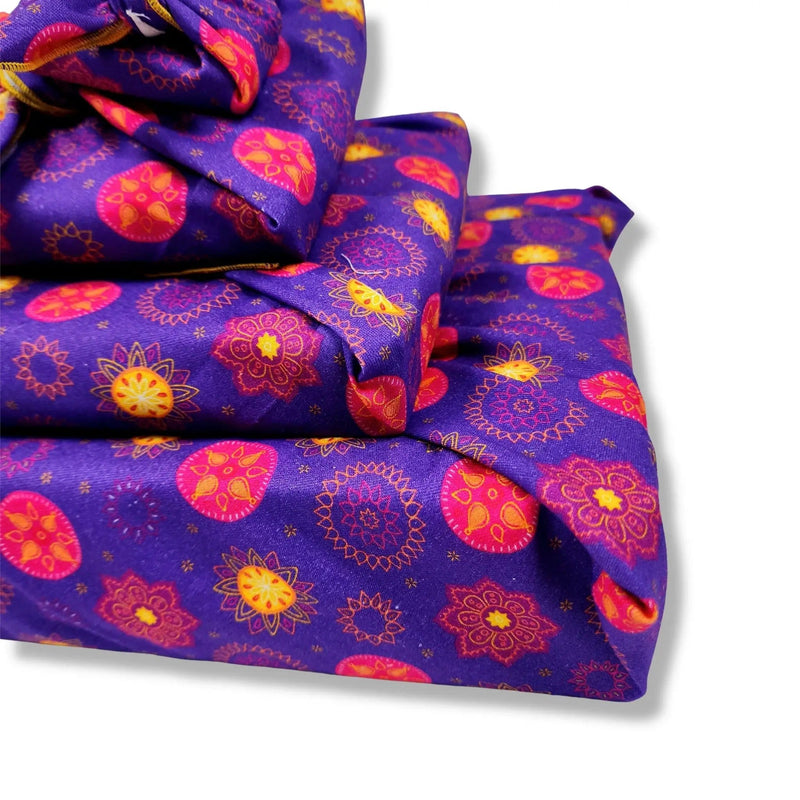Marigold Mandala - 4 Furoshiki Gift Wraps – view 3