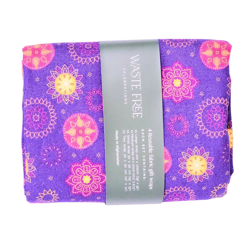 Marigold Mandala - 4 Furoshiki Gift Wraps – view 5