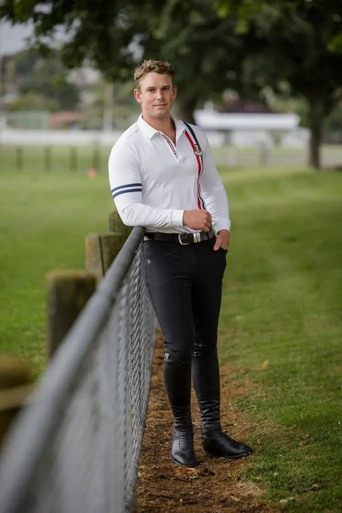 The Brave Pants Company General Mens Performance Show Shirt Mens Navy Long Sleeve Show Shirt For Equestrian
