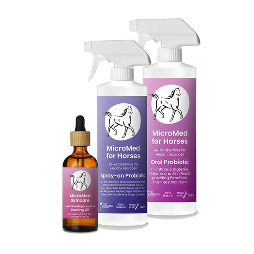 MicroMed for Horses Total Care Package – Oral, Topical & Regenerative Healing Oil Set