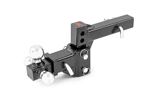 Adjustable Trailer Hitch 6 Inch Drop Multi-Ball Mount Fits 2 Inch Receiver – view 1