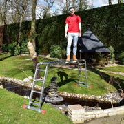 Kiwi Grab Kiwi Grab Ladder Multi Purpose 4.7m with two platforms folding ladder Ladder Multi Purpose 4.7m with two platforms folding ladder