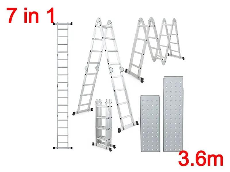 Kiwi Grab Kiwi Grab Multi Purpose Ladder 3.6M with two platforms folding ladder Multi Purpose Ladder 3.6M with two platforms folding ladder
