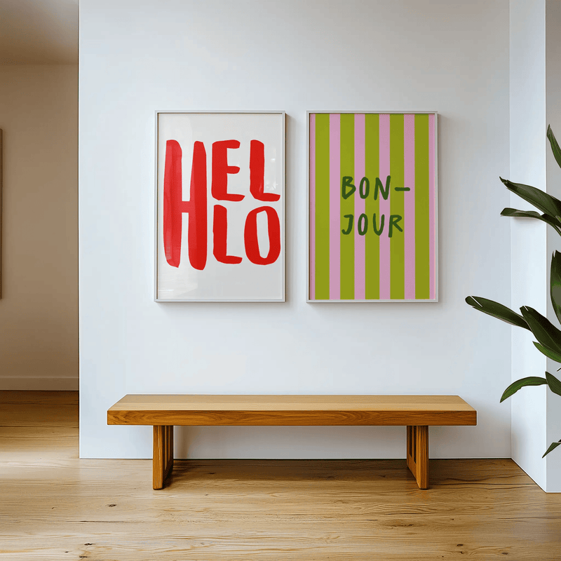 Blank Wall Print Shop Print Material Bonjour Bonjour