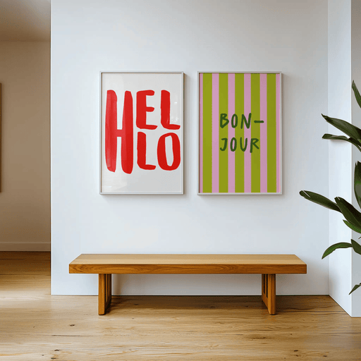 Blank Wall Print Shop Print Material Bonjour Bonjour