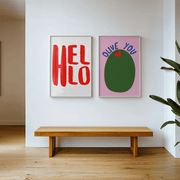 Blank Wall Print Shop Print Material Olive You Olive You