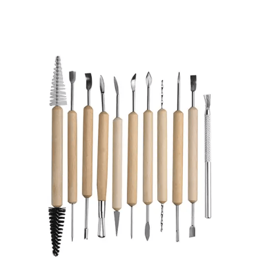 30Pcs Clay Sculpting Carving Pottery Tool Set – view 10