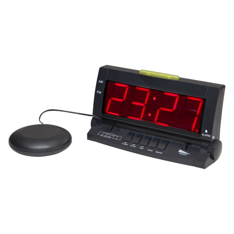 Deafquip Crystone NT905 Vibrating Alarm Clock with Telephone Alert Crystone NT905 Vibrating Alarm Clock with Telephone Alert