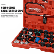 salelink.co.nz Unbranded 28 Piece Radiator Pressure Tester Kit 28 Piece Radiator Pressure Tester Kit For Cars