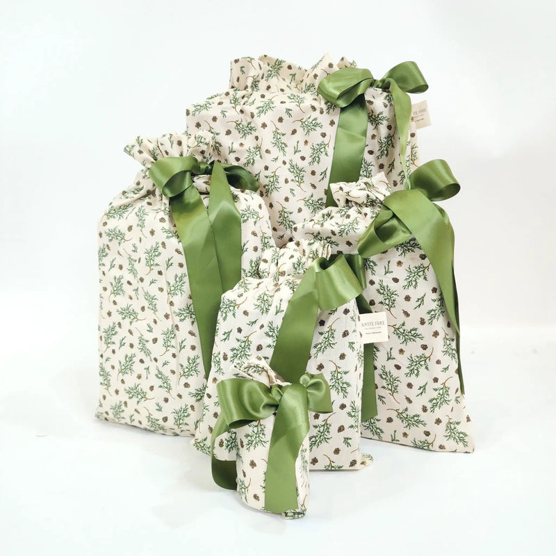 Waste Free Celebrations Fabric Gift Bags Nadarrach Pincons (Reusable Gift Bag Set) Nadarrach Pincons (Reusable Gift Bag Set)