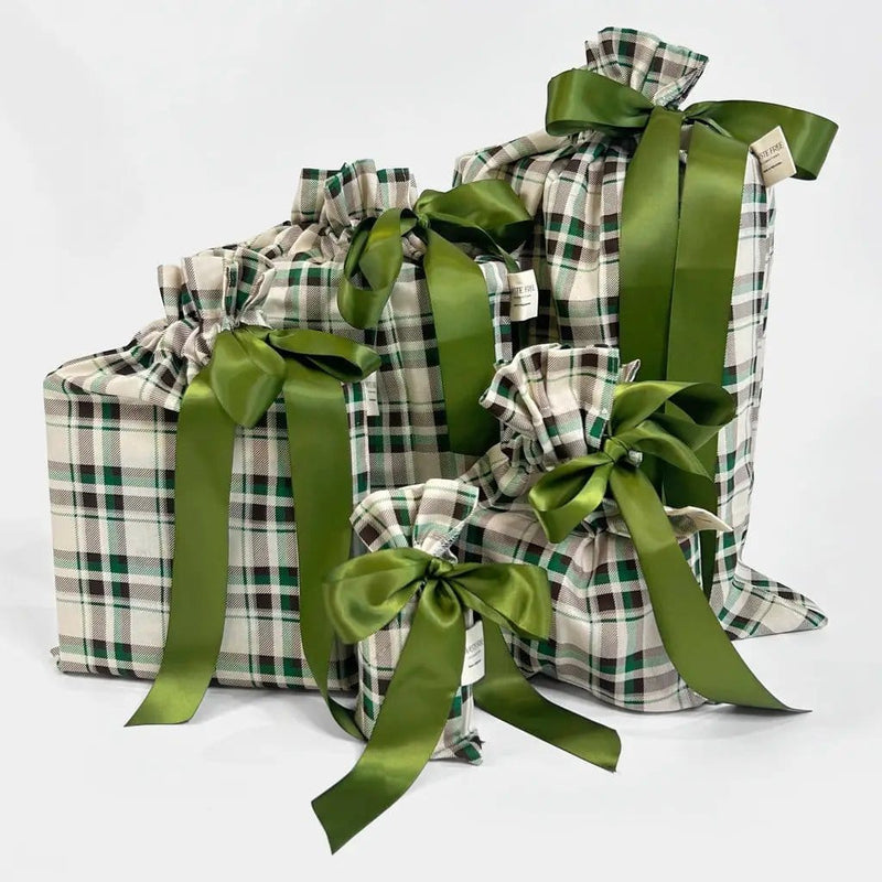 Waste Free Celebrations Fabric Gift Bags Nadarrach Tartan (Reusable Gift Bag Set) Nadarrach Tartan (Reusable Gift Bag Set)