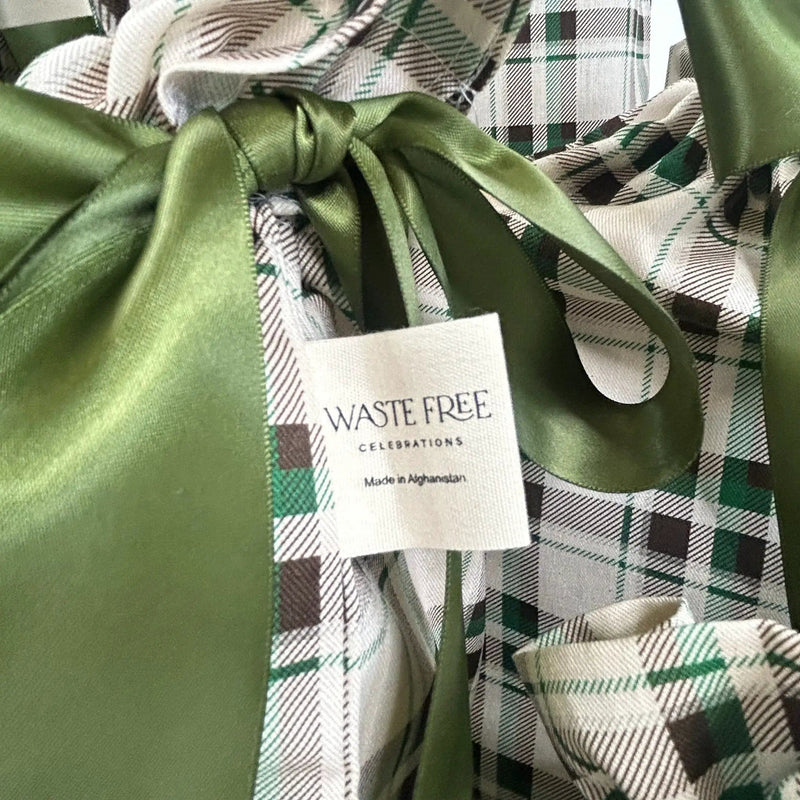 Waste Free Celebrations Fabric Gift Bags Nadarrach Tartan (Reusable Gift Bag Set) Nadarrach Tartan (Reusable Gift Bag Set)