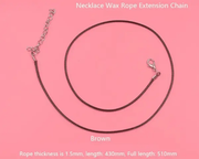 Resin Art NZ Necklace Wax Rope Necklace Wax Rope Extension Chain Cord Necklace Wax Rope Extension Chain Cord | NZ