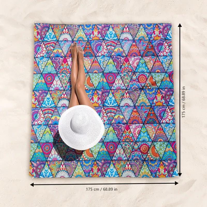 salelink.co.nz Unbranded Waterproof Sandproof Beach Blanket Waterproof Sandproof Beach Blanket | Action Outdoors NZ