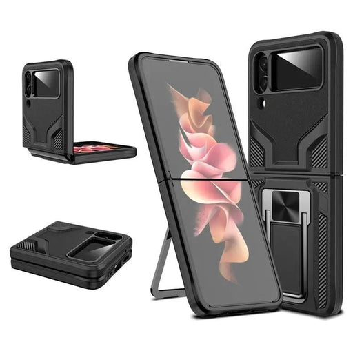 salelink.co.nz Unbranded Samsung Z Flip 4 Case Samsung Z Flip 4 Case - Rugged Kickstand Flip | Action Outdoors NZ