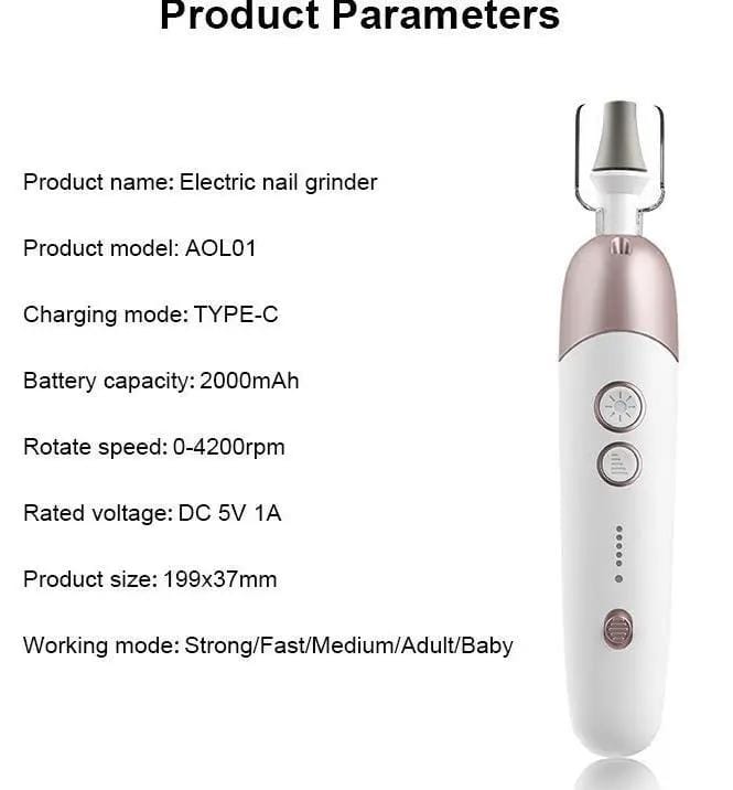 salelink.co.nz Unbranded Electric Nail File Kit Electric Nail File Kit | Action Outdoors NZ