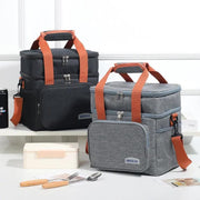 salelink.co.nz Unbranded Insulated Lunch Cooler Bag - Grey Insulated Lunch Cooler Bag - Grey | Action Outdoors NZ
