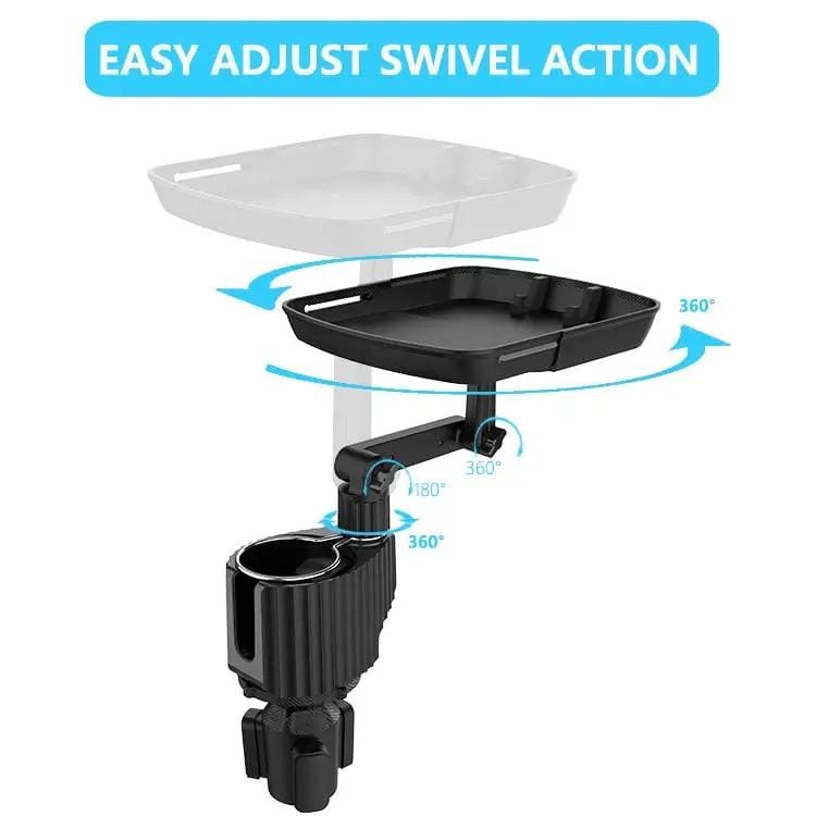 salelink.co.nz Unbranded Car Cup Holder Tray Food Table Car Cup Holder Tray Food Table | Action Outdoors NZ
