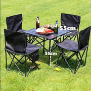 Portable Folding Table Tea Picnic Camping Barbecue Square Table 55cm – view 2
