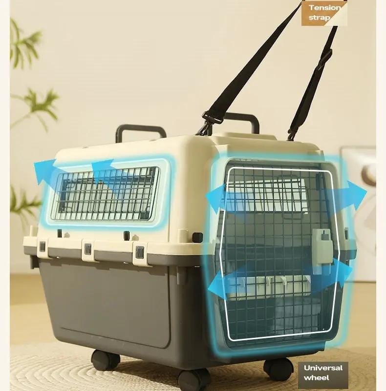 67CM Plastic Airline Travel Cage/Carrier/Crate – view 2