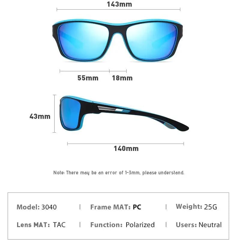 HD Polarized Lens Sunglasses Anti-Blue Ray Hydrophobic – view 4
