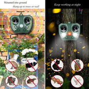 Solar Ultrasonic Bird Repeller Pest Animal Possum Deterrent – view 8
