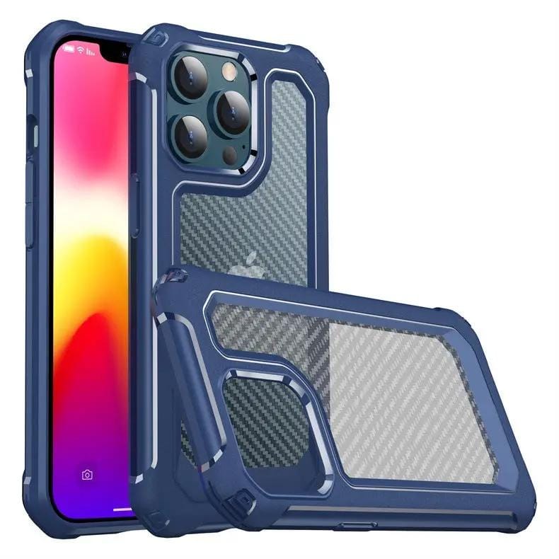 salelink.co.nz Unbranded iPhone 13 Pro Case Carbon Fiber Shockproof iPhone 13 Pro Armor Case