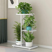 3 Layer Flower Stand Plant Shelf - White – view 3
