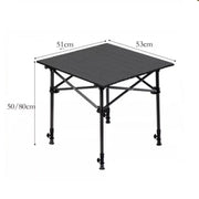 ECOTREK Tent Adjustable Folding Camping Table – Portable Outdoor Table 51cm ZF5153 Adjustable Folding Camping Table – Portable Outdoor Table 51cm ZF5153