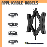 RV Wheel Chock Stabilizer Camper Scissor – view 2
