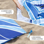 Waterproof Sandproof Beach Blanket 210x200cm – view 2