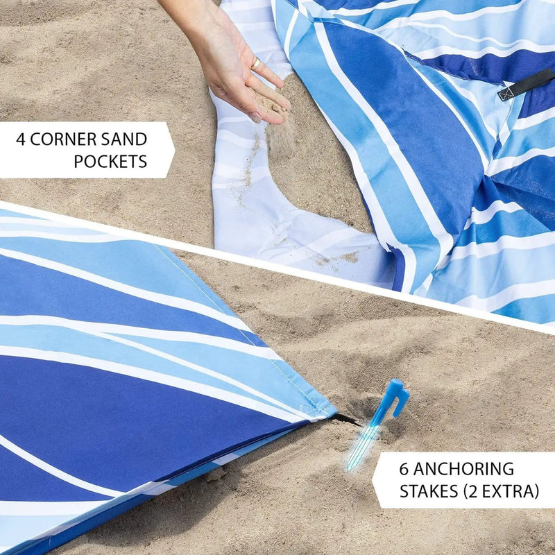 Waterproof Sandproof Beach Blanket 210x200cm – view 2