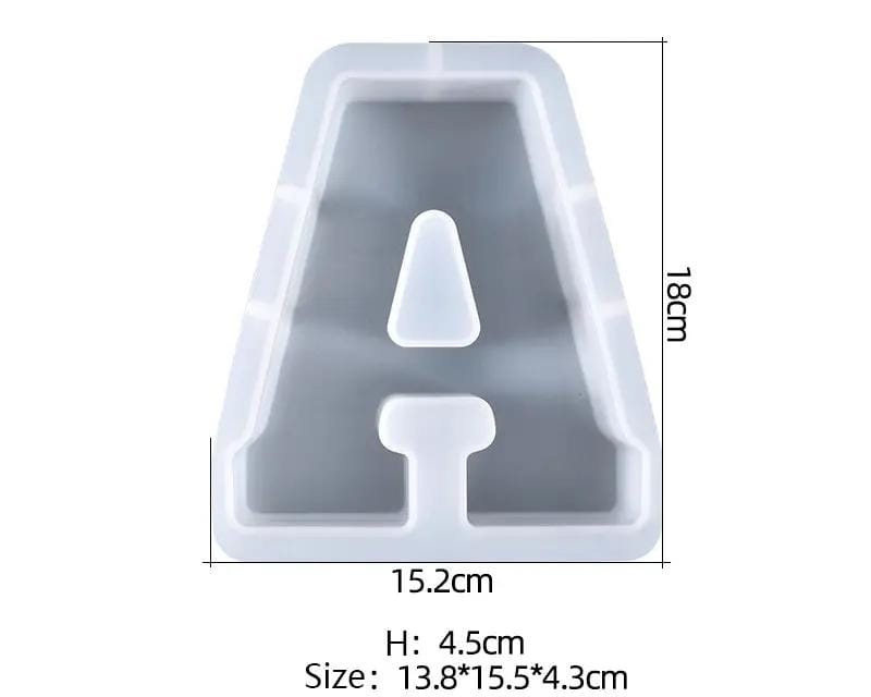 Resin Art NZ Moulds Alphabet Letter Moulds - Individual - Super Large Alphabet Letter Moulds - Individual - Super Large | NZ