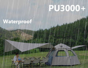 ECOTREK Tent Pop-up Hexagonal Double-Layer Waterproof Tent + Winged CanopyDYLF2063 Pop-up Hexagonal Double-Layer Waterproof Tent + Winged CanopyDYLF2063