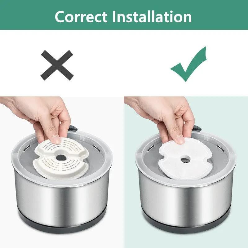 4PCS Filter for Pet Cat Water Fountain Feeder – view 5