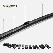 1pcs Universal Frameless Wiper Blade 28", 13 Adapators – view 2
