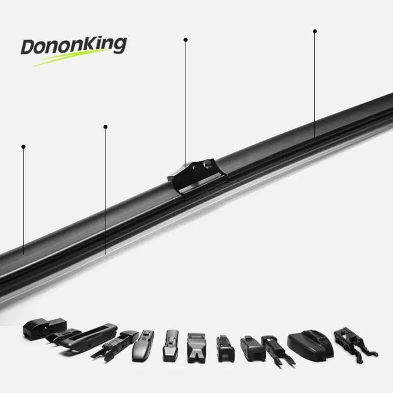 1pcs Universal Frameless Wiper Blade 28", 13 Adapators – view 2