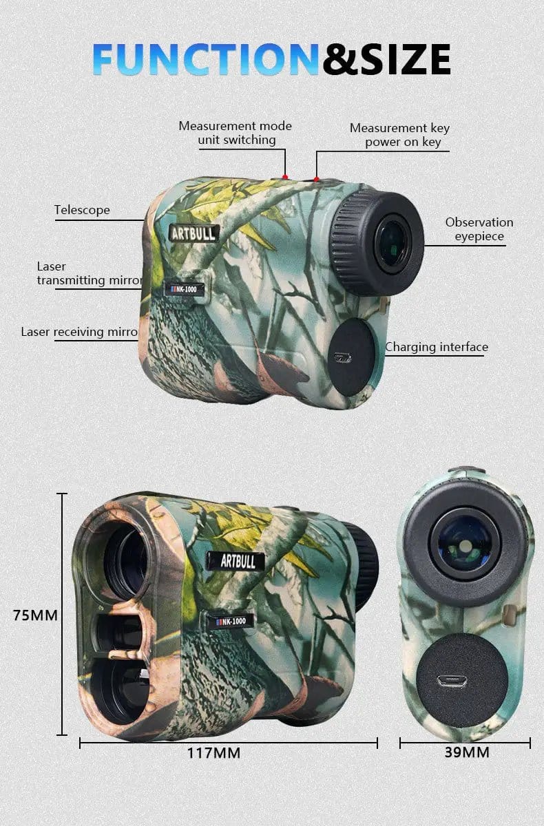 salelink.co.nz Unbranded 1000M Range Finder 1000M Range Finder | Action Outdoors NZ