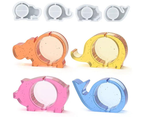 Money Box Money Bank Epoxy Silicone Casting Moulds for Money Storage with Lids – view 2